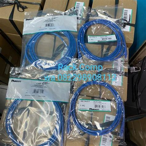Jual Panduit Patch Cord Cat6 1m Blue / Patchcord Panduit cat6 1m Biru ...