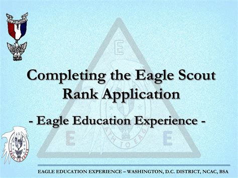 PPT - Completing the Eagle Scout Rank Application PowerPoint ...