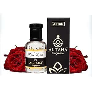 AL-TAHA Red Rose Attar Perfume, Long Lasting Fresh Natural Rose ...