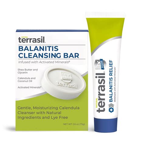 Terrasil Balanitis Relief Cleansing Soap 2 Product Kit Balanitis ...