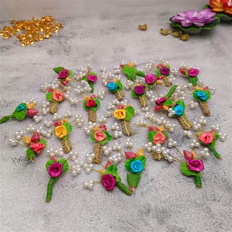 Haldi Kumkum Rose 24 pcs set – onesilver.in