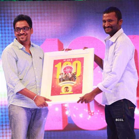 Guests pose for a photo during the success meet of Tamil movie Raja ...
