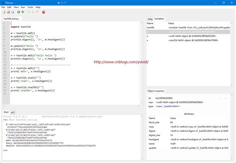 Thonny Python 的图像结果