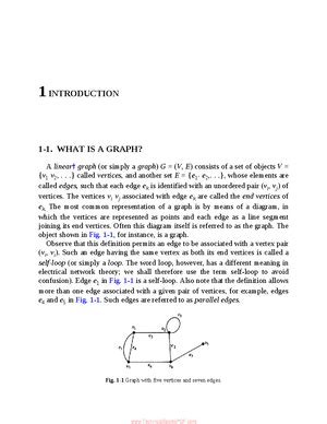 Graph theory First module notes - Graph Theory Notes Semester IV GRAPH ...