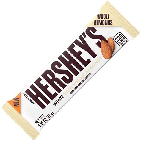 Hershey's White Chocolate with Whole Almond 41g | Online kaufen im ...