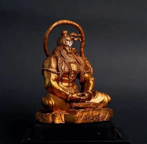 Buy TIED RIBBONS Bahubali Hanuman Ji Murti (Small, Resin, 10.6 cm x 5.3 ...