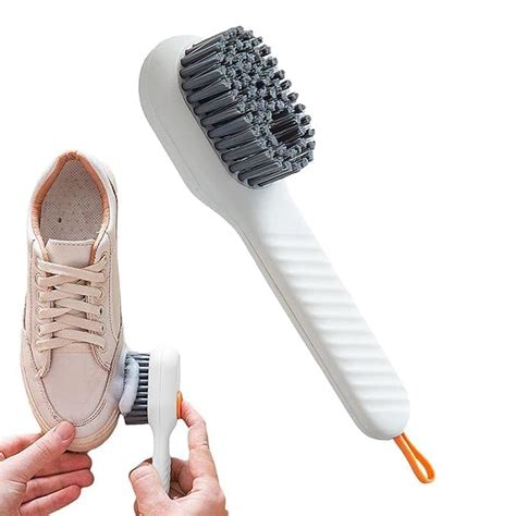 Fearnax Soap Dispensing Cleaning Brush with Handle Scrubbing Reusable ...