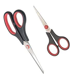 Eyelet Set of 2 Scissor Pack (Dual Scissor) : Amazon.in: Office Products