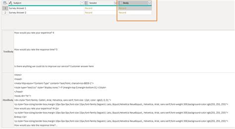 Solved: Populate report with email content - Microsoft Fabric Community