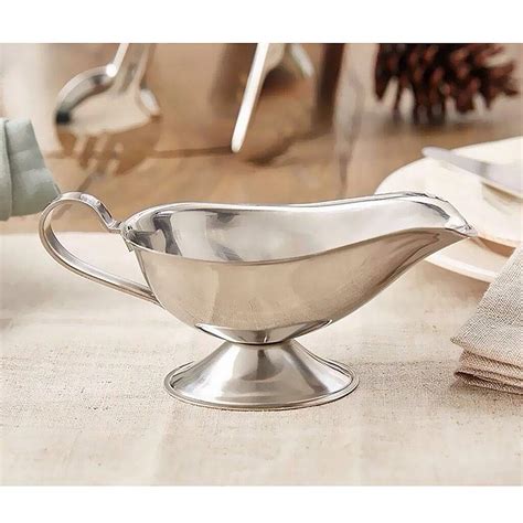 2pcs Stainless Steel Steak Sauce Gravy Dressing Boat Sauce Cup ...