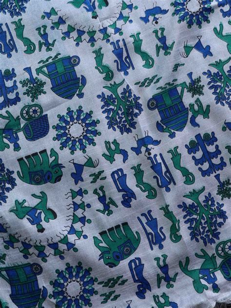 Handloom Printed Khadi Cotton Salwar Kameez Dupatta Set-White