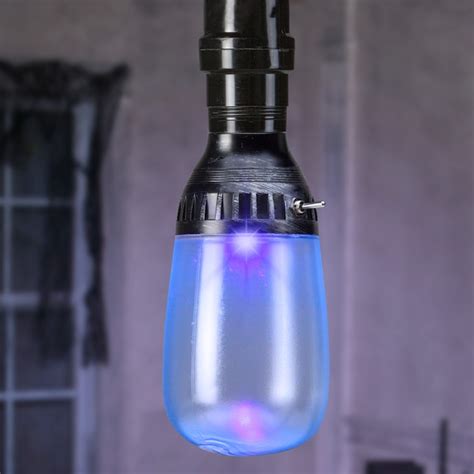 Holiday Living Edison bulb Twinkling Purple Electrical Outlet Halloween ...