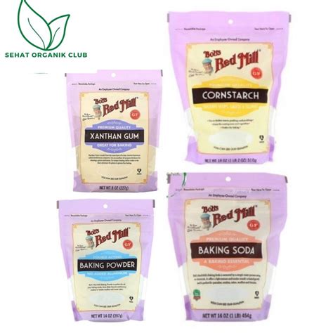 Jual Bob's Red Mill Baking Powder no aluminum ; Baking Soda gluten free ...