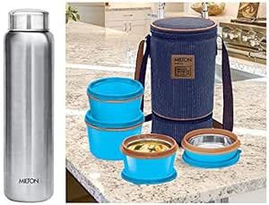 Buy MILTON Flexi Insulated Inner Stainless Steel Lunch Box Set, 4 ...