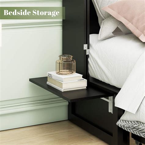 LivelyLodge Queen Murphy Bed with Mattress Murphy Bed Cabinet India | Ubuy