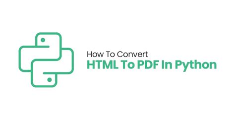Image result for Python Convert HTML to PDF
