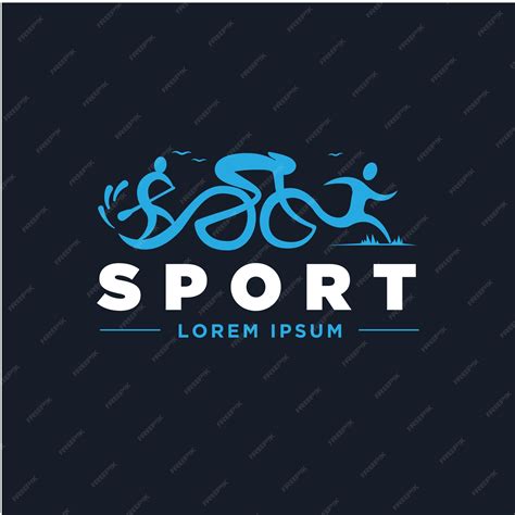 Sport logo designs ICON and symbol minimalist vector | Premium Vector
