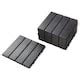 RUNNEN floor decking, outdoor, dark grey, 0.81 m² (9 sq feet) - IKEA
