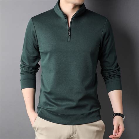 Quarter Zip Sweatshirt // Forest Green (XS) - Celino Quarter Zip ...