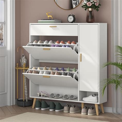Loomie Shoe Cabinet, Shoe Storage Cabinet with 2 India | Ubuy