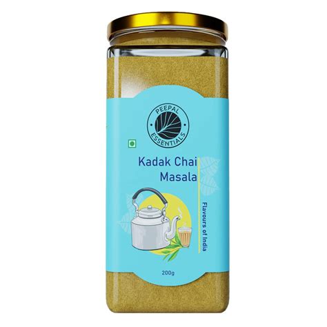 Peepal Essentials Kadak Chai Masala - Aromatic Tea Masala Powder with ...
