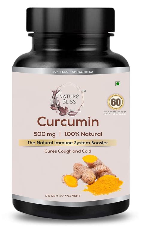 NATURE BLISS Curcumin 95% Curcuminoids With Biopiperine Tablets For ...
