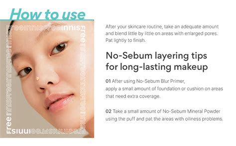 Innisfree No-Sebum Blur Primer 25ml Long Lasting Smooth Pore Coverage ...