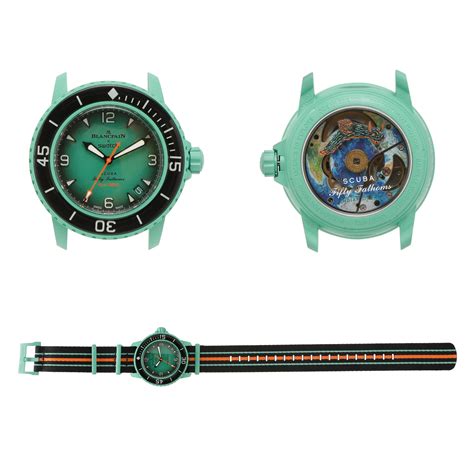 Swatch x Blancpain Bioceramic Scuba Fifty Fathoms Indian Ocean ...
