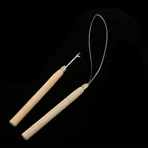Lina Trading Hair Extension Tools Set Wood Hook Pulling Needle Loop ...