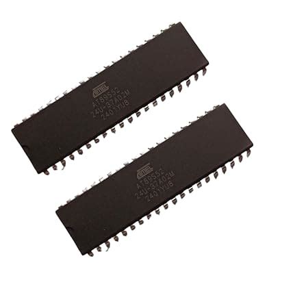 xcluma Atmel AT89S52 8051 40 Pin DIP Microcontroller (Pack of 2 ...