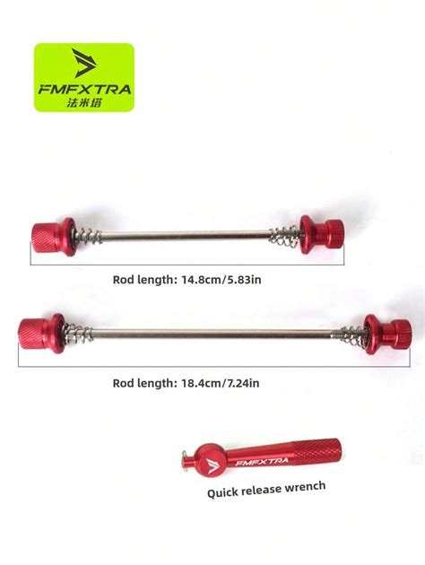 1 set de levier de dégagement rapide pour vélo, verrou de roue à ...