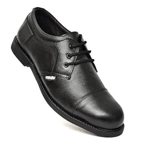 TORZU™ Men's Real Leather Steel Toe Light Weight Industrial Safety ...