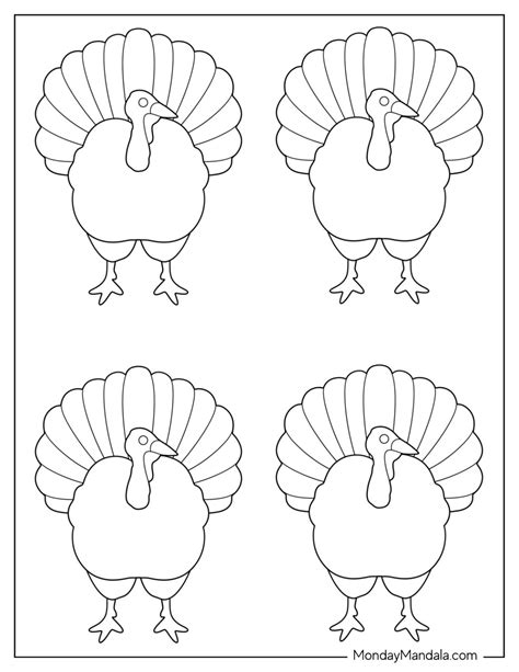 Turkey Head Printable