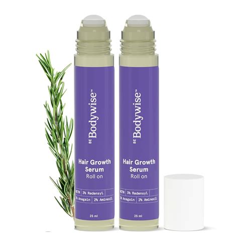 Buy Be Bodywise Rosemary Hair Growth Serum (Roll On) 50ml | 3% Redensyl ...
