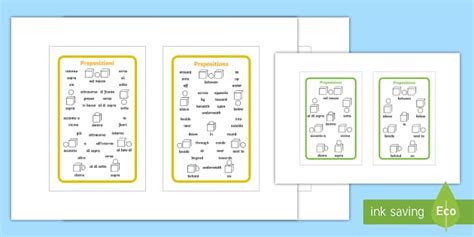 Prepositions Prompt Frame - Prepositions Word Mat