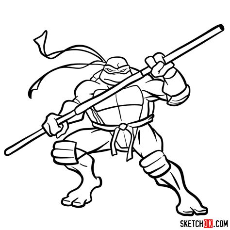 Cute Ninja Turtles Drawing
