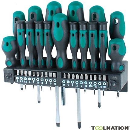 Brüder Mannesmann 11415 Screwdriver bit set 37-piece