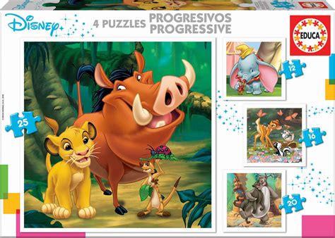 Buy Educa 18104 Animals Disney All Other Dumbo, Bambi, Lion King, El ...