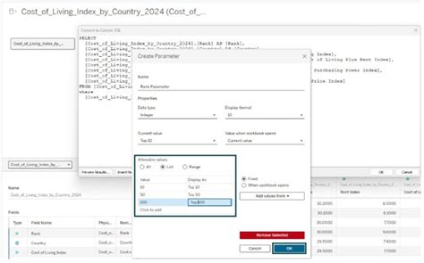 Image result for Custom SQL Code Tableau