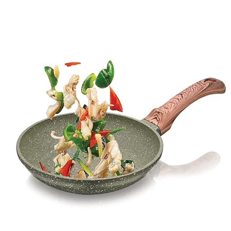 Buy Echt Die Cast Aluminum Non Stick Frying Pan(20 cm), Granite Finish ...
