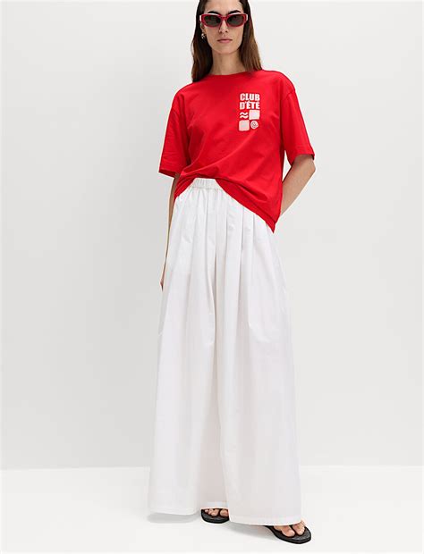 Buy Cotton Rich Graphic Oversized T-Shirt at Marks & Spencer