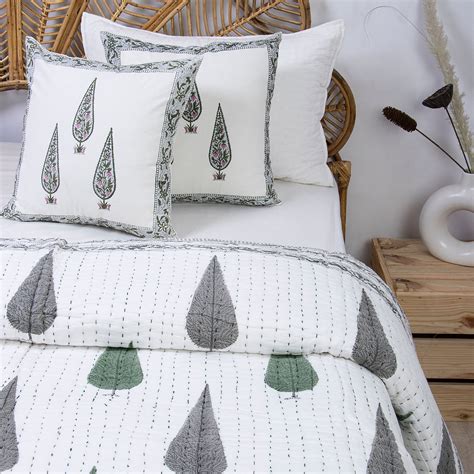 Get New Kantha Single Bed Blanket & Double Bed Blanket Quilt – Dmaasa