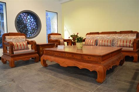红木家具，红木家具图片缅甸花梨木沙发10件套 - 雅典红木 - 九正建材网