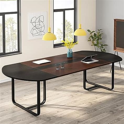 Tribesigns 6FT Oval Conference Table, 70.86 Curved India | Ubuy