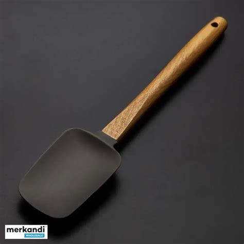 Silicone Kitchen Spatula 25cm, Heat-Resistant, Non-Scratch Utensil for ...