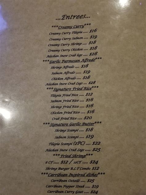 Menu at Jordan Johnson restaurant, Philadelphia, Bustleton Ave