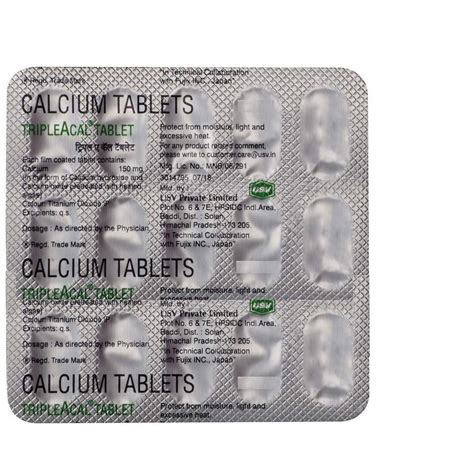 Triple Acal - Strip of 15 Tablets : Amazon.in: Health & Personal Care