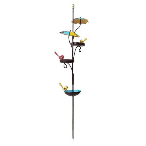 Buy Metal Umbrella Bird Feeder Stake Online — Wonderland Garden Arts ...