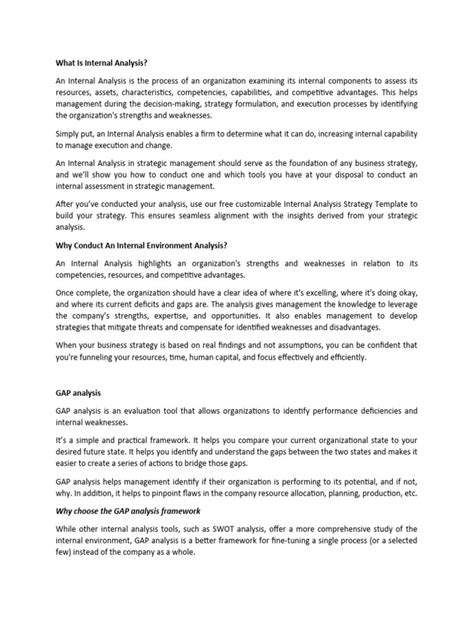 Image result for Interal Analysis Example