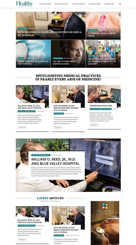 Magazine Web Page 的图像结果